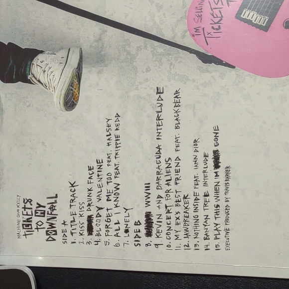 New Machine Gun Kelly Tickets To My Downfall Vinyl Sealed - Picture 4 of 7